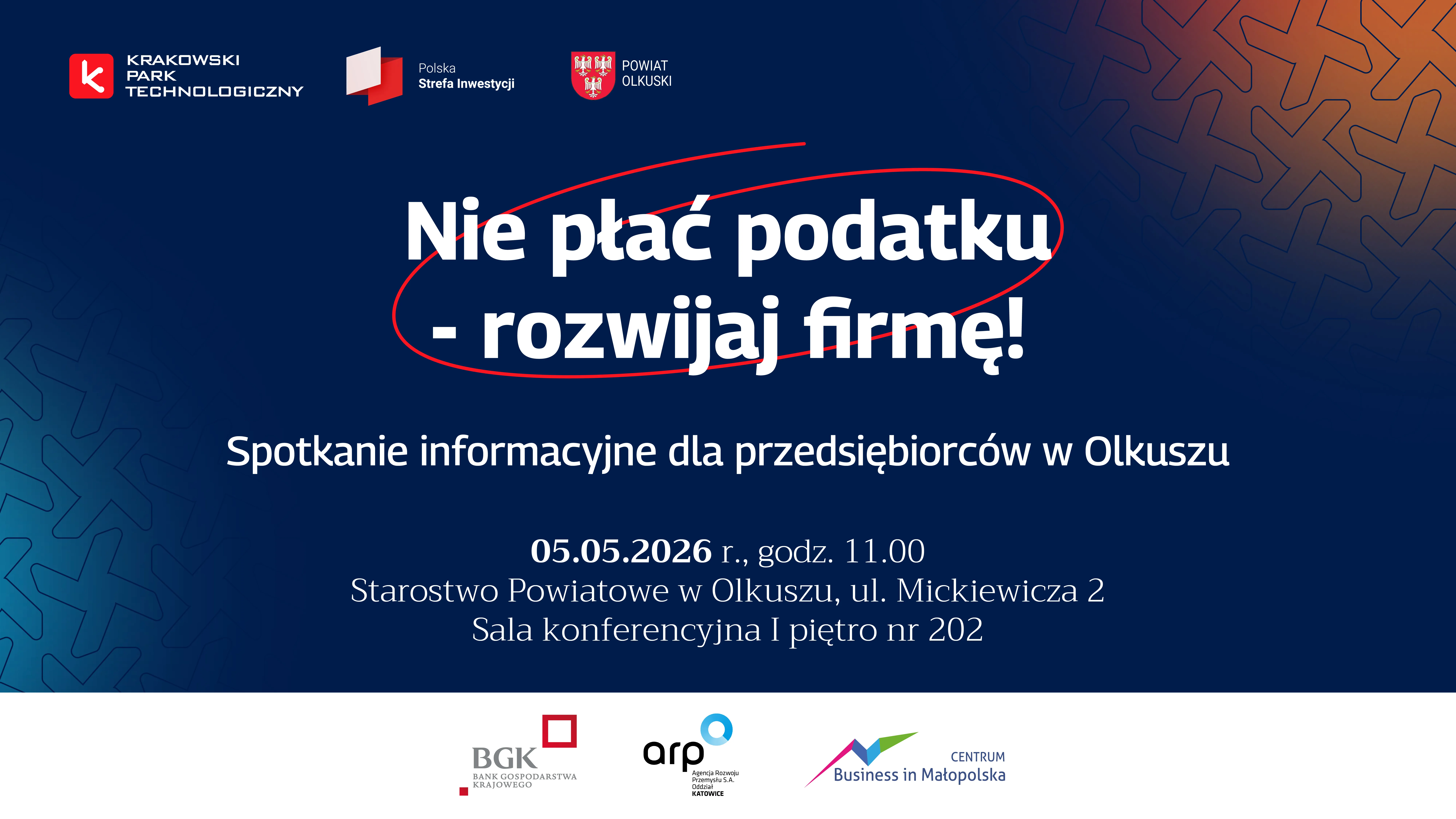 Spotkanie informacyjne dla przedsiębiorców w&nbsp;Olkuszu