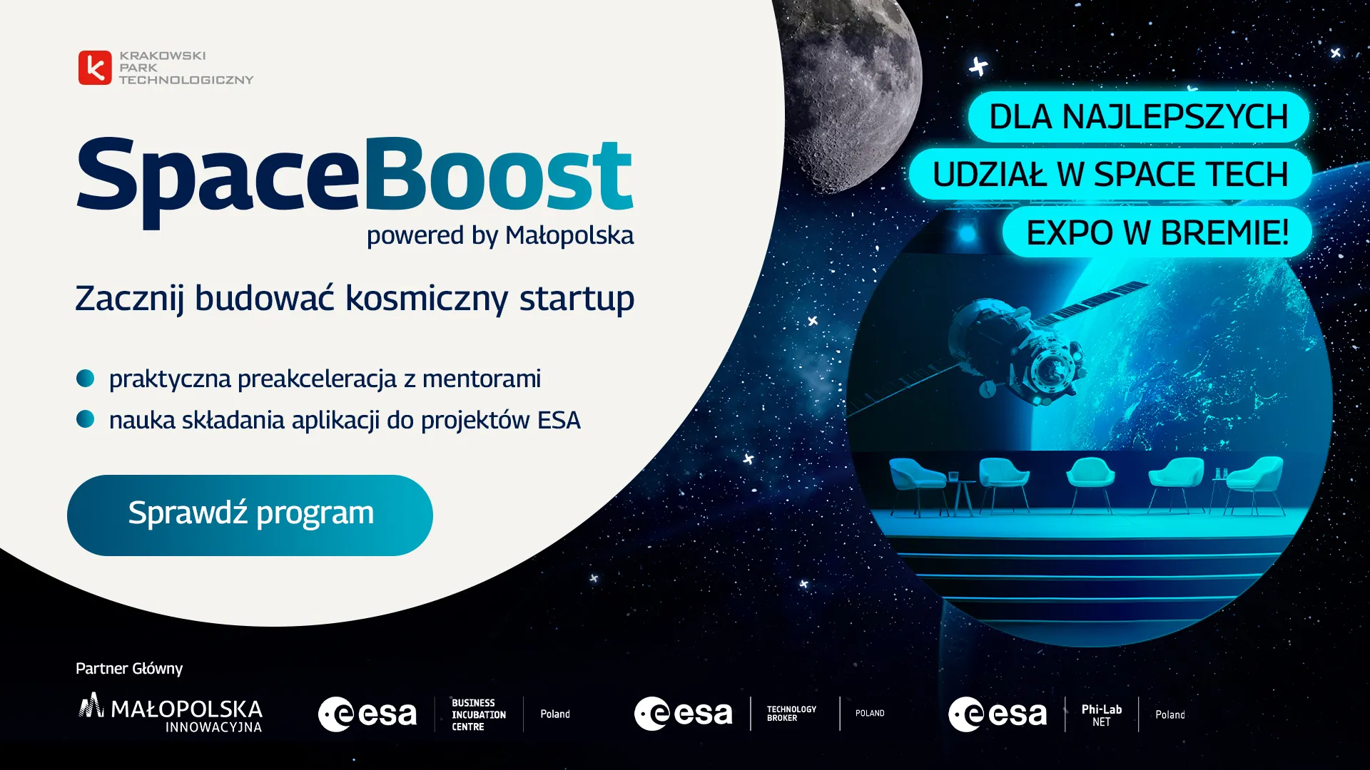 SpaceBoost powered by&nbsp;Małopolska – aplikuj!
